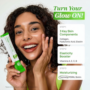 Collagen Jelly (Green Apple) – Collagen Peptide with PDRN – Biotin, Vitamin A & E for Skin Glow, Hair & Nails